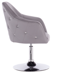 <span class=keywords><strong>เก้าอี้</strong></span>เลานจ์หมุนร้านทันสมัยพร้อมปุ่มคริสตัล - Product Image 3