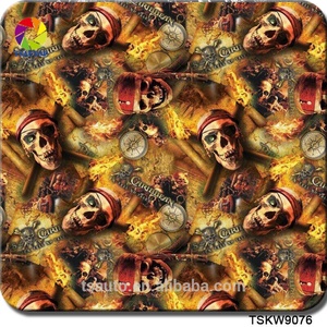 TSAUTOP del cranio del fumetto pva idrografico stampabile trasferimento dell'acqua pellicola di stampa per hydro immersione - Product Image 6