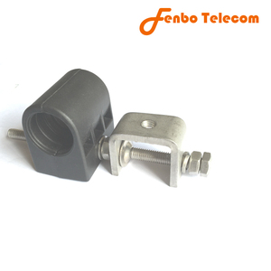 Double Membujuk Clamp Blok untuk 7/8 "Kabel Koaksial dengan 27-30Mm Diameter Kabel Feeder Kualitas Tinggi - Product Image 2