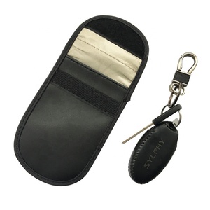 Sac de Protection <span class=keywords><strong>RFID</strong></span>, <span class=keywords><strong>anti</strong></span>-clignotant, pochette de Protection, portefeuille pour la Protection des clés de <span class=keywords><strong>voiture</strong></span> - Product Image 2