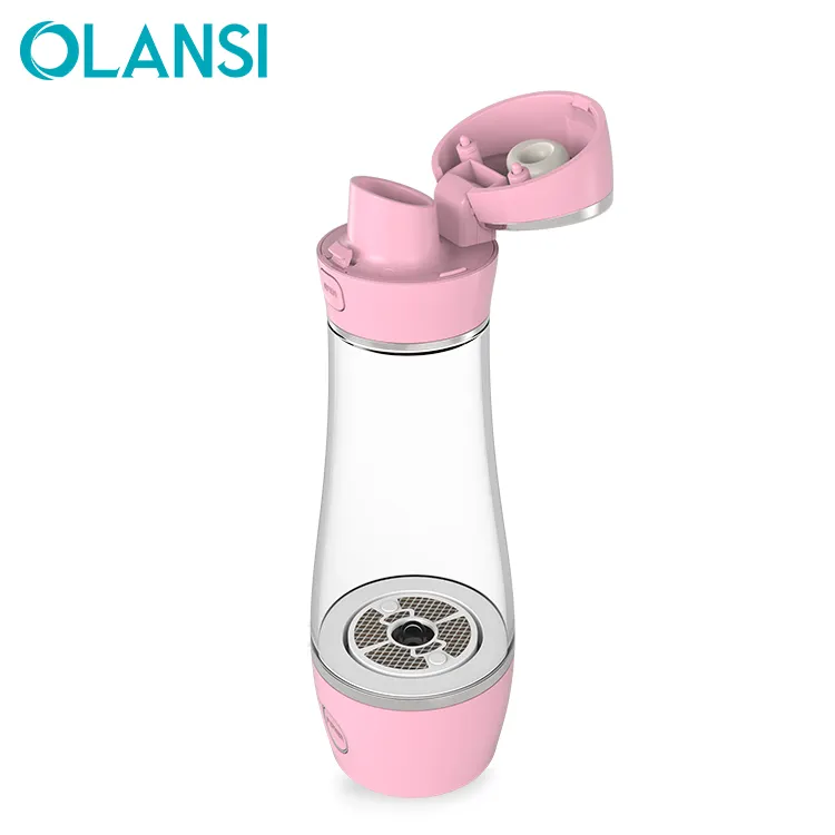 Olansi 2021 New Product Easy To Operate Portable Hydrogen Water Bottle/Generator/Pitcher Ionizer alkaline hydrogen water bath