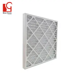 HVAC Filter Udara Digunakan Efisiensi Panel Filter Merv 8 Lipit Filter Udara