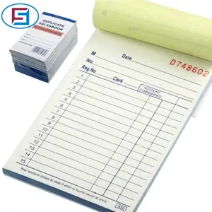 Purchase Book Hot-sales Numbered And Perforated Carbonless Paper Duplicated Account Tax Invoice Book For Record