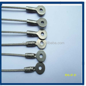 7*7 7*19 inoxidable Utilizado/terminal de <span class=keywords><strong>cable</strong></span> de <span class=keywords><strong>acero</strong></span> galvanizado con <span class=keywords><strong>ojal</strong></span> - Product Image 3