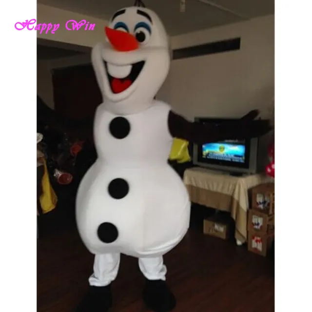 Fantasia de boneco de neve, desenhos animados, olaf, mascote, para adulto/frozen, para venda