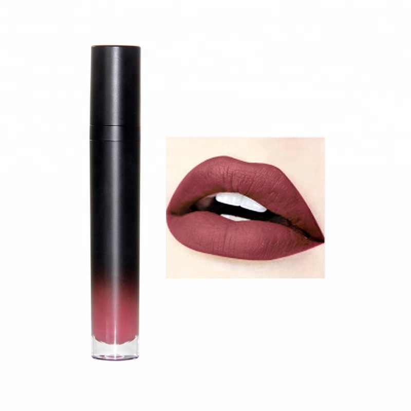 Оптовая продажа, жидкий матовый блеск для губ, привлекательный пигмент и водостойкий блеск для губ