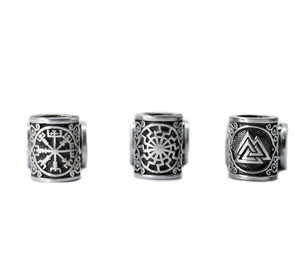 Haute qualité Viking <span class=keywords><strong>ourlet</strong></span> de Awe perle marteau pour bricolage Bracelets pendentif collier barbe cheveux perles perles en vrac produit - Product Image 4