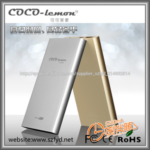 La caja más nueva de la aleación de aluminio del diseño 5000mAh cargador portátil para Samsung / Iphone y todos los otros teléfo - Product Image 2