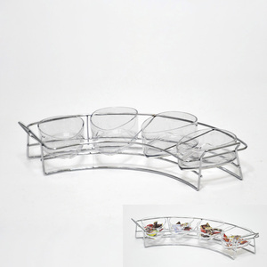 Contenedor de dulces apilable de plástico negro con tapa - Product Image 6