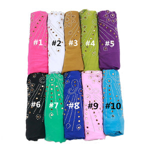 2018 उच्च गुणवत्ता वाली मस्लिन टोपी महिलाओं को पूरे कवर हिजाब बोननेट इस्लैमिक सिर के स्कार्फ युवा लड़की के लिए 12 रंग - Product Image 6