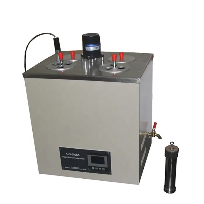 ASTM D130/D1838銅テストストリップ腐食比色板爆弾LGPでの使用銅腐食度テスターの分析