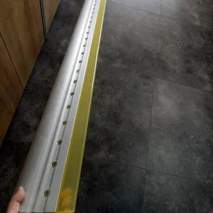 Raclette d'impression, 1 pièce, 2m de long, en caoutchouc avec poignée en Aluminium