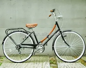 28 pollici retro vintage olandese OMA bici Holland della città in bicicletta con la luce anteriore