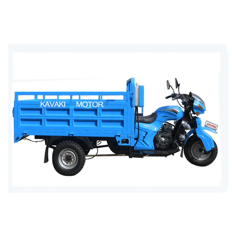 Kavaki motocicleta carregamento triciclo resfriamento de água 200cc três rodas motocicleta