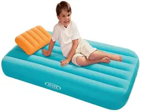 Çocuklar için Intex 66801 rahat kidz airbed şişme hava yatağı