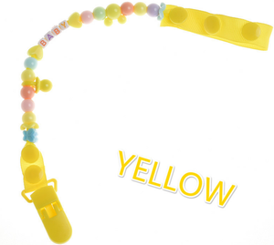 Nuovo Clip per Ciuccio con Catena Fatta a Mano con Perline Colorate, <span class=keywords><strong>Portaciuccio</strong></span> per Neonati e Bambini - Product Image 6