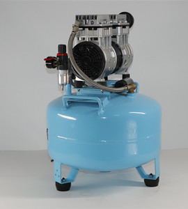 Micromotore Dentale 220V con Compressore d'Aria e Serbatoio Rotondo da 30L - Product Image 3