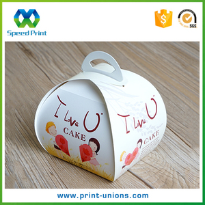 Personalizada hecha a mano de papel decorativo de gran lujo caja de pastel de queso - Product Image 1