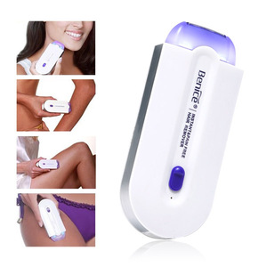 Meilleur prix électrique filetage corps indolore machines d'épilation sans douleur visage blanc épilateur équipement <span class=keywords><strong>mini</strong></span> tondeuse - Product Image 2