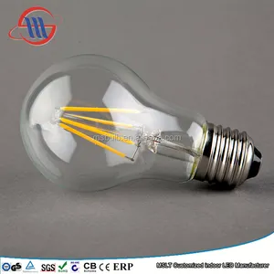 Haining Mingshuai Haining Vintage led filament bulb A60 full glass light source 8w E27 CE,RoHS Certification filament leb bulb