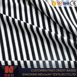 Tissu tricoté jacquard à rayures, trame <span class=keywords><strong>noir</strong></span> et blanc, textile pour <span class=keywords><strong>t</strong></span>-<span class=keywords><strong>shirt</strong></span> et robe, pull, livraison gratuite - Product Image 2