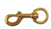 Square Eye Soild Brass Swivel clips Trigger Snap Hook Bolt Snap Hook