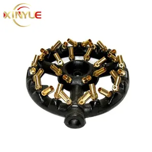 Đa nồi đung gang Propane Burner cho bếp gas 32 tip LPG gas gang Brass vòi phun nấu ăn máy bay phản lực Burner