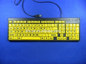 <span class=keywords><strong>la</strong></span> letra grande de fuente palabras teclado multimedia para niño de edad visiones mal - Product Image 2