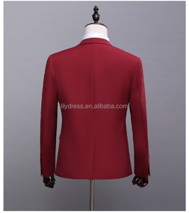 Esmoquin de novio de dos botones para hombre, trajes de boda (chaqueta + pantalón + chaleco) NA38, imagen Real, nuevo estilo a la <span class=keywords><strong>moda</strong></span>, <span class=keywords><strong>2022</strong></span> - Product Image 5