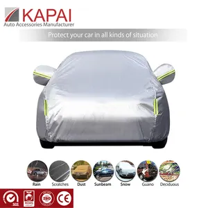 Universal outdoor wind proof protective hail guard thick portable car cover