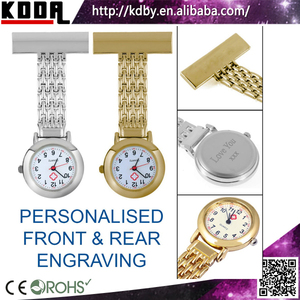 Orologio da Donna alla Moda in Acciaio Inossidabile Dorato per Infermiere e Medici con Movimento Giapponese Conforme agli Standard CE ROHS - Product Image 3