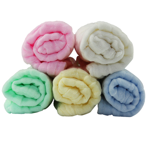 Pañuelo de algodón orgánico suave con estampado para bebé, toalla de mano pequeña para niños, color amarillo - Product Image 6