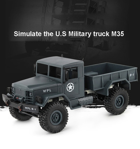 Jouets en gros 2.4G 1/16 Modèles de camions militaires RC Camions militaires américains M35 RTR 4x4 à <span class=keywords><strong>vendre</strong></span> - Product Image 3