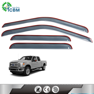 Xe Visor 4 cái/bộ cửa sổ xe làm lệch hướng gió & visors Sun visors mưa lá chắn gió lá chắn - Product Image 6