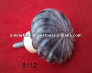 ขายที่จับกาแฟเซรามิกไม้สําหรับมือจับเฟอร์นิเจอร์ตู้และลูกบิดลูกบิดประตูสีแฟนซี - Product Image 1