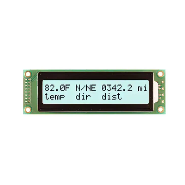 Antarmuka LCD CHAR DISP 20X2 Serial/ I2C/ RS232/6800/8080