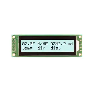 LCD CHAR DISP 20X2 串行/I2C/RS232/6800/8080 接口