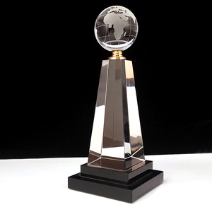 Customized K9 Blank Trophy Business/souvenir Gift <strong>Golf</strong> Crystal <strong>Ball</strong> Glass <strong>Globe</strong> World Award - Product Image 3