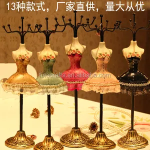 Hot sale Maiden series bright coloured Model Jewelry Holder &jewelry stand