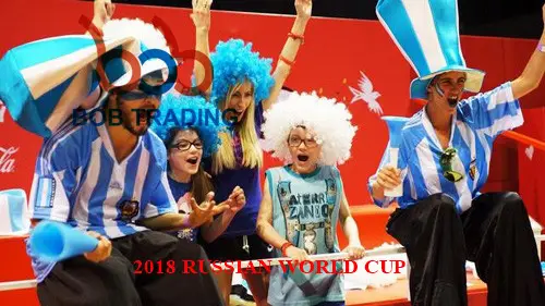 2018 रूसी वालपेपर फुटबॉल प्रशंसकों अर्जेंटीना टीम (बुना हाथ माल) के लिए फुटबॉल स्मारिका उपहार
