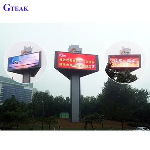 Alto brillo smd p8 pantalla led panel de publicidad al aire libre