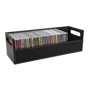 Cd Houten Opbergdoos/Stof Cd Dvd Storage Case/Compact Disk Kartonnen Doos