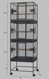 A-302 # ayrı ve için çevreleyen büyük zarif katmanlı üreme kuş kafesi - Product Image 3