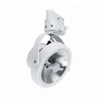 LED AR111 QR111 GU10 Dimmable Track Light Angle Adjustable 3 phase global track adaptor industrial commercial lighting