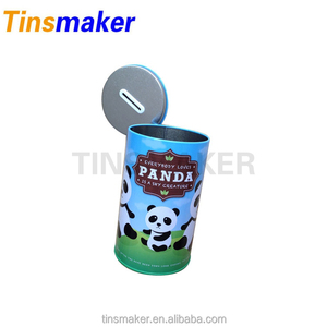 Dernière conception coloré rond petit métal alimentaire biscuit d'étain boîte - Product Image 5