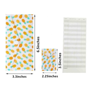 12 cartelle di presentazione riutilizzabili Premium riutilizzabili in plastica con sistema di buste in contanti 12 buste 12 fogli di bilancio - Product Image 3