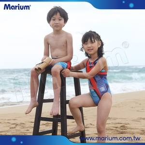 ชุดว่ายน้ำเด็กผู้หญิงแบบชิ้นเดียว ชุดกีฬา ลายธงชาติอังกฤษ ยี่ห้อมาริอุม ระบายอากาศได้ดี แห้งเร็ว ผ้าสแปนเด็กซ์/โพลีเอสเตอร์ - Product Image 2