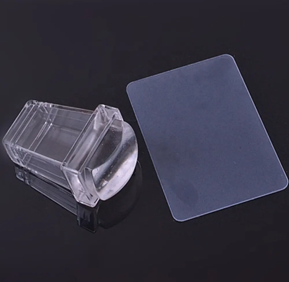 square shape clear nail stamper BY-SN-2020 stamping nail art