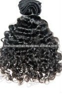 Extensiones virgen de cabello rizado profundo de alta calidad Remy indio 100%, sensación de mano, cutícula suave alineada, paquetes de cabello humano - Product Image 2
