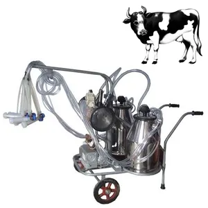 Electric Milking Machine Milker For Farm Cows 25l 304 Stainless Steel Bucket